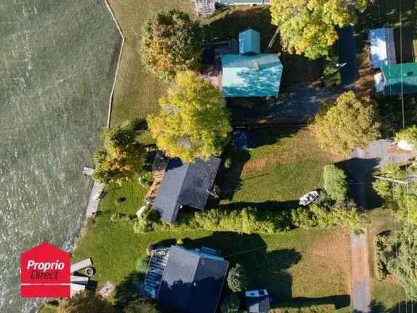 Waterfront Bungalow for Sale in Saint-Anicet