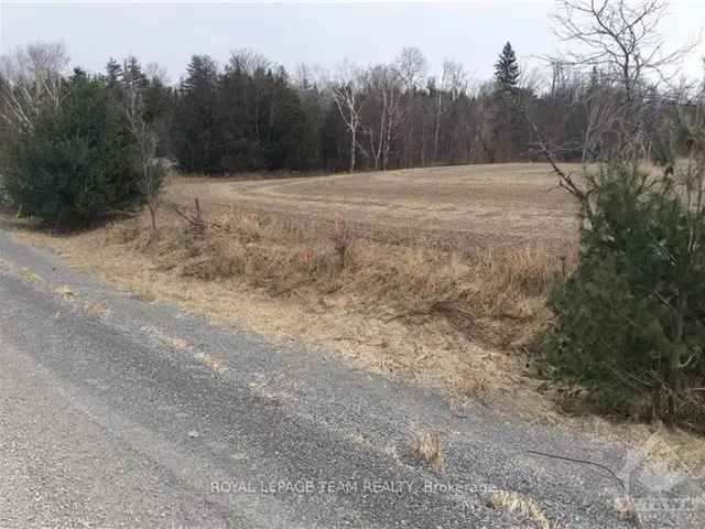 Land For Sale in Mississippi Mills, Ontario