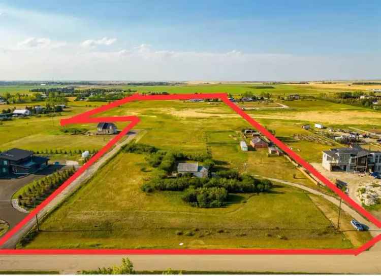 15.5-Acre Development Land in East Chestermere Near Calgary