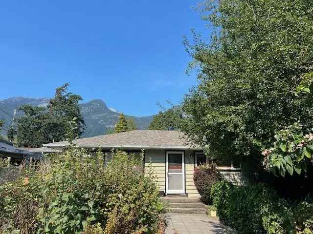 House for sale with redevelopment potential in Squamish