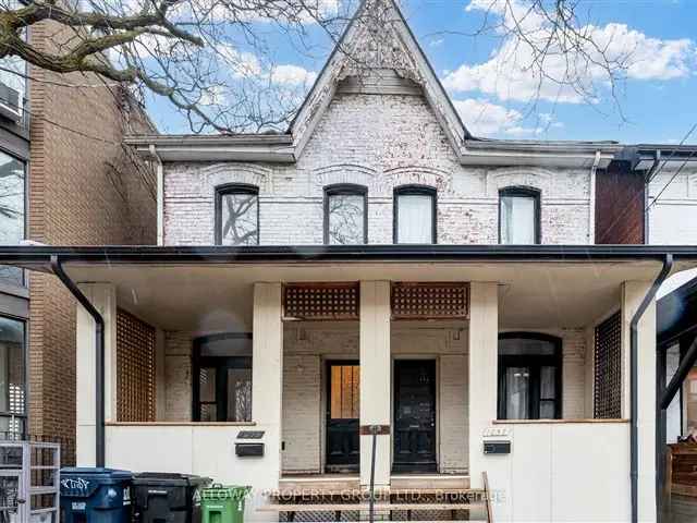 Toronto Annex 3-Bedroom Semi-Detached Home - Renovate or Invest