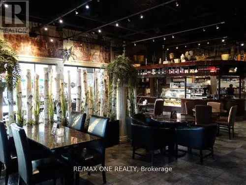 Symposium Cafe Restaurant Lounge for Sale in Glen Abbey Oakville