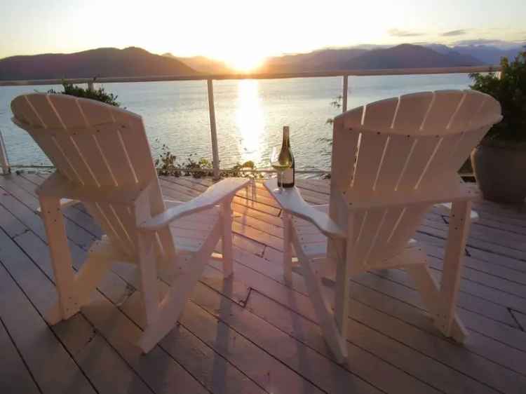 Howe Sound Waterfront House for Sale