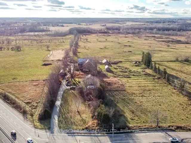 96.37 Acres Highway 11 Farmhouse 5 Bedrooms Large Barn