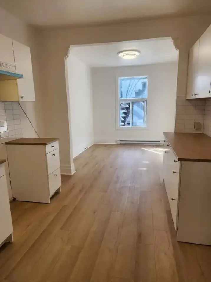 Verdun 4 1/2 Renovated Apartment with Yard and Parking