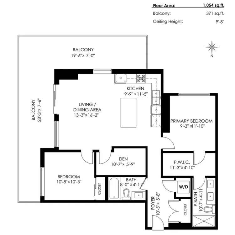 Sub Penthouse 2 Bed Plus Den In The Towers By Vesta