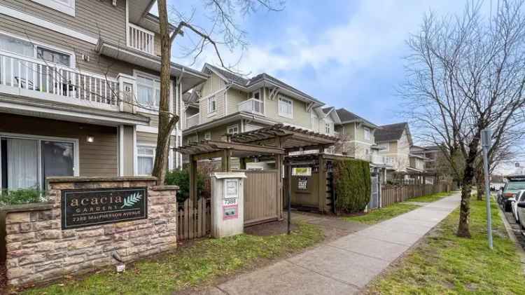 Metrotown Townhouse 4 Beds 3 Baths 1569 sq ft