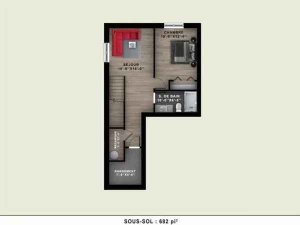 Semi Detached Home for Sale Montérégie 4 Bedrooms