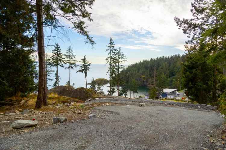 Developable 1-Acre Ocean View Lot Near Golf Course and the Beach - Bowen Island, BC