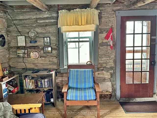 Lake Huron Log Cottage - Historic Charm & Panoramic Views