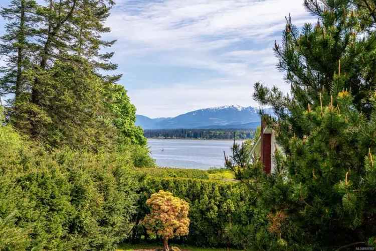 Updated Comox Beach Home Ocean Views Large Lot