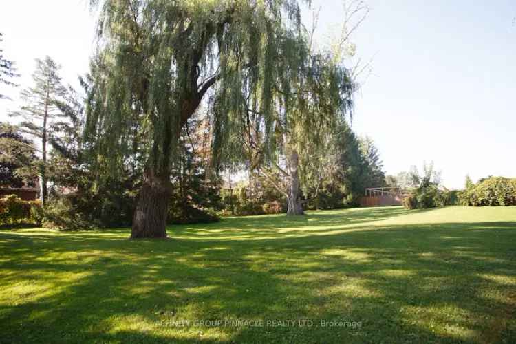 Buy Land Building Lot in Lindsay with Mature Trees Privacy