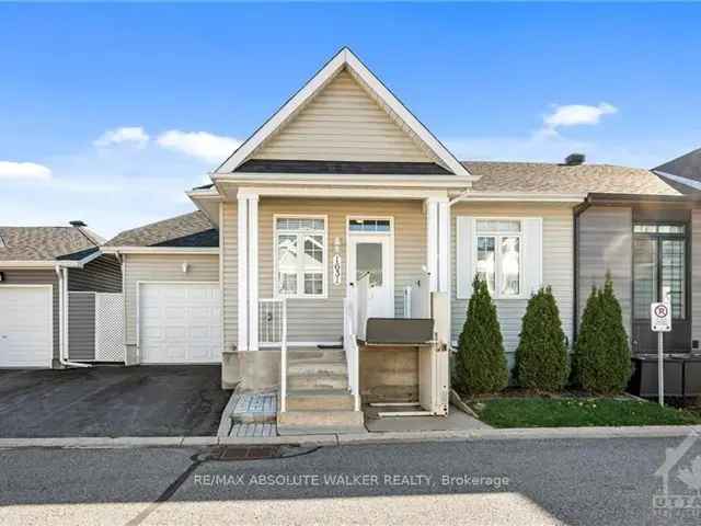 Townhouse For Sale in Clarence-Rockland, Ontario