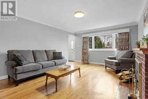 3 Bedroom Bungalow For Sale in Bel Air Park Ottawa