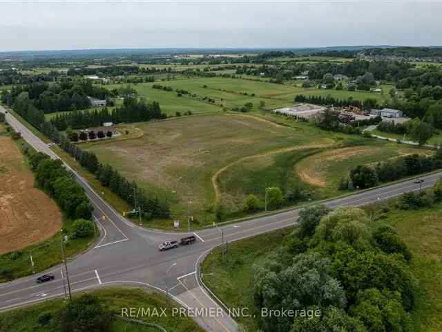 9.88 Acres Vacant Land Vaughan Agricultural Zoning High Visibility