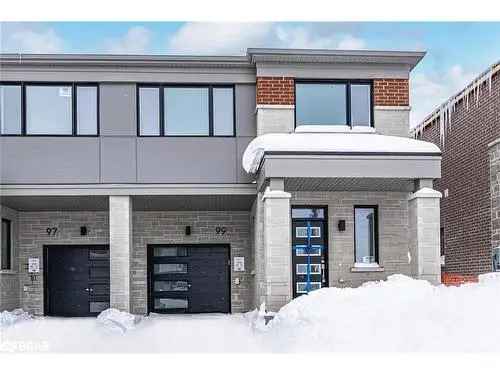 New 4-Bedroom Townhome in Barrie South End