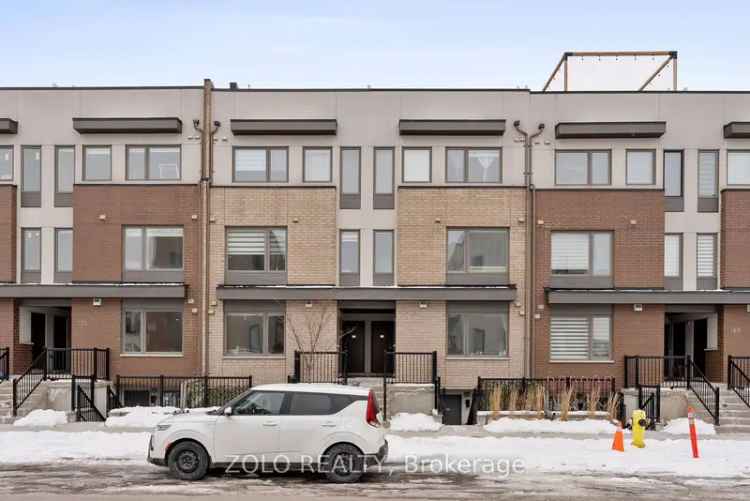 Downsview Park Townhouse: Modern Open Concept Living with Rooftop Terrace