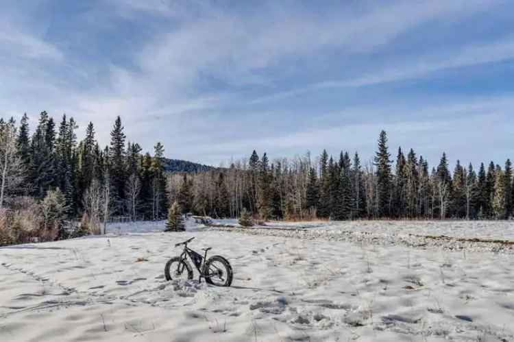 Purchase Undeveloped Land in West Bragg Creek with Natural Features