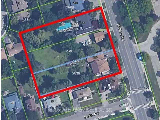 2 Acres Residential Development Land Near 401 404 407 Toronto Scarborough