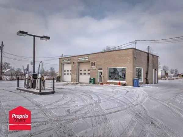 Commercial Building For Sale Gas Station Workshop Lanaudiere