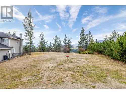 Vacant Land For Sale In West Kelowna Estates / Rose Valley, West Kelowna, British Columbia