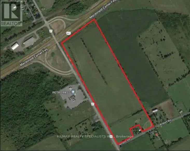 4.17 Acre Industrial Commercial Site Hwy 401 Exit 804