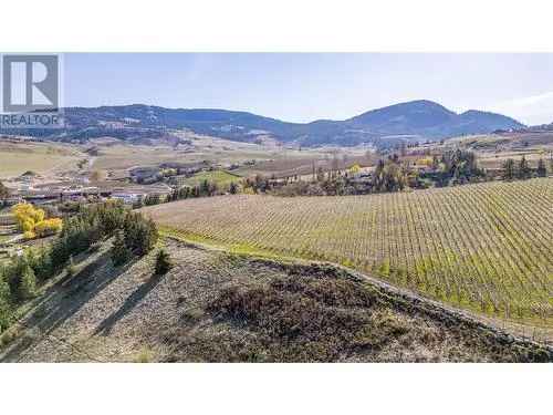 23-Acre Farmland Kelowna Irrigated Orchard Vineyard Agri-tourism