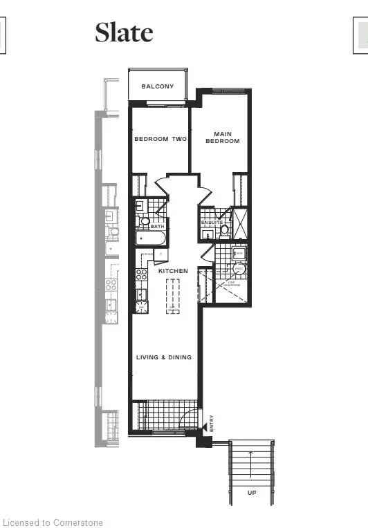 2 Bed 2 Bath Condo with Patio - Modern Finishes