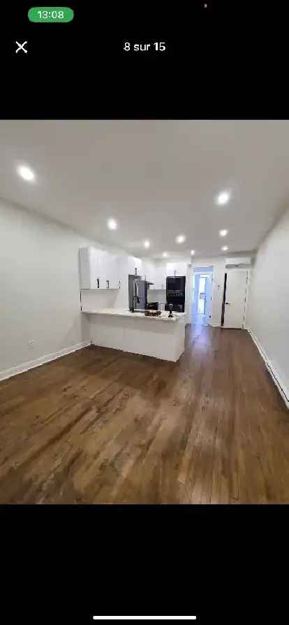 Rent beautiful apartment 2 bedrooms downtown renovated appliances