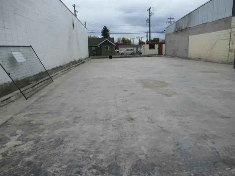 Main Street Commercial Lot 5850 sq ft with 4000 sq ft Concrete Pad