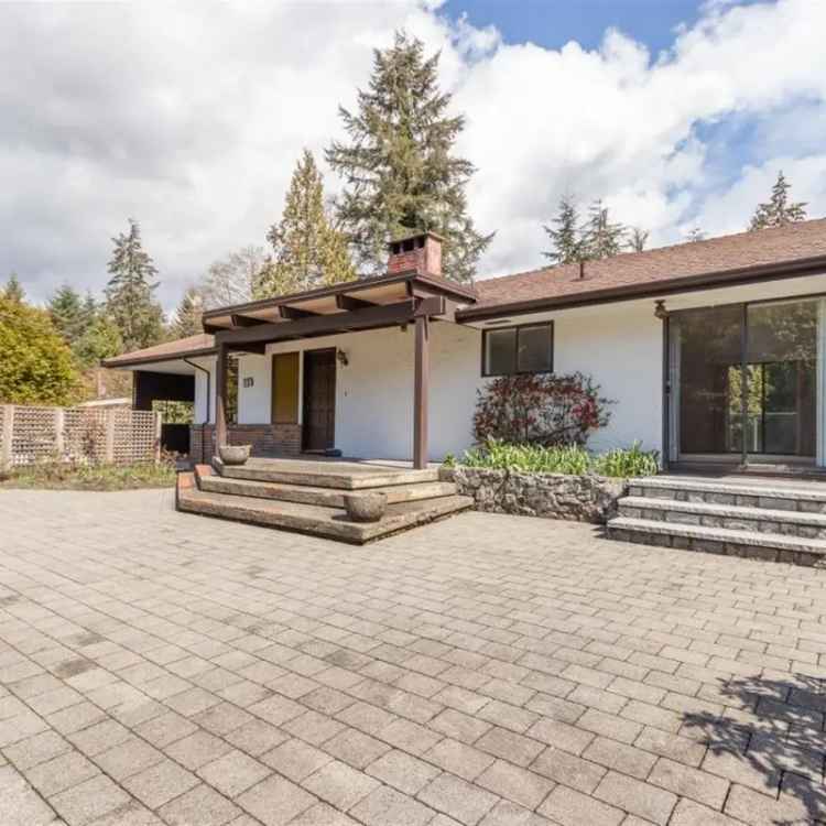 Rent charming 3 bedroom house in West Van with private backyard and studio