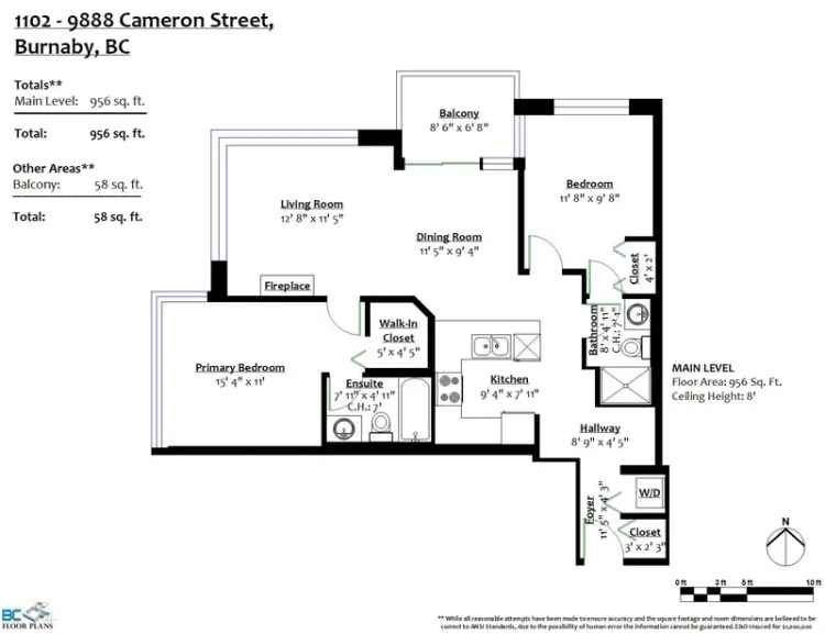 1102 9888 CAMERON Street in Burnaby: Sullivan Heights Condo for sale in “SILHOUETTE” (Burnaby North)  : MLS®# R2885635