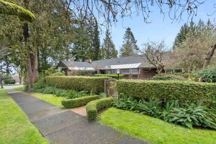 Shaughnessy House for Sale: 10000 sq ft Lot, Mountain Views, Multifamily Zoning