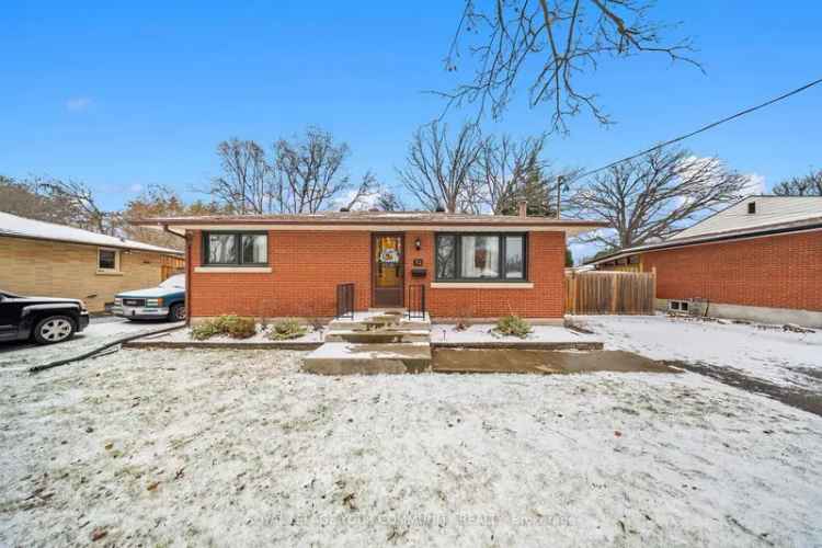 Buy All Brick Bungalow in Brantford with Spacious Backyard and Deck