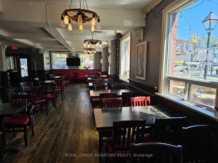 A Dark Horse Pub: Established Bloor West Village Restaurant for Sale