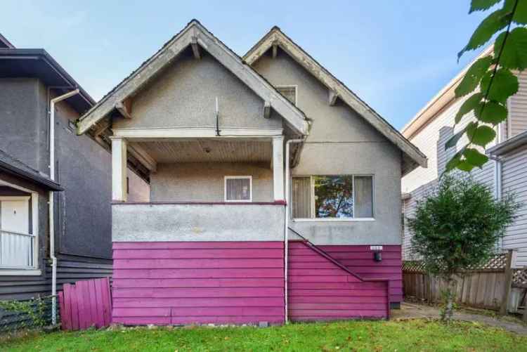 1926 House Renovation or Development Opportunity Mount Pleasant Vancouver