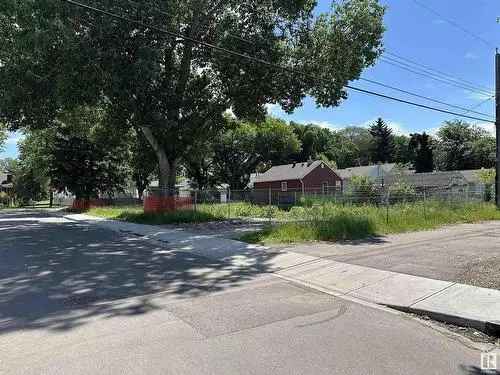 Vacant Land For Sale In Alberta Avenue, Edmonton, Alberta