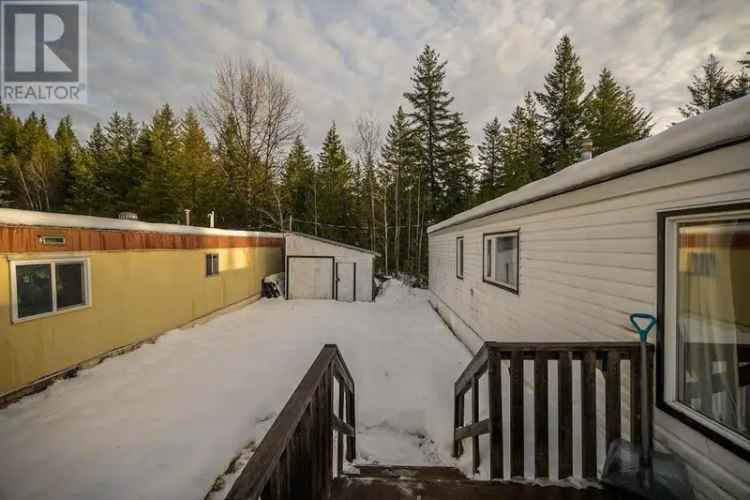 2 Bed 1 Bath Home in Caledonia Mobile Home Park Prince George