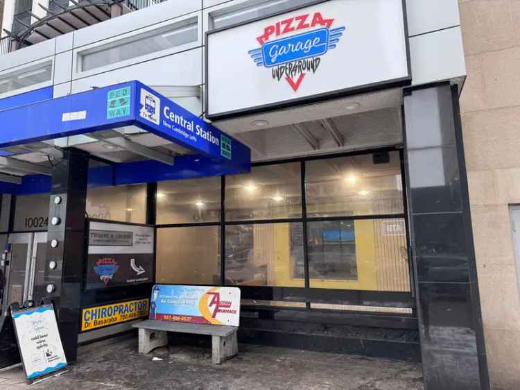 1328 sq ft Commercial Space with 3 Parking Stalls Near LRT