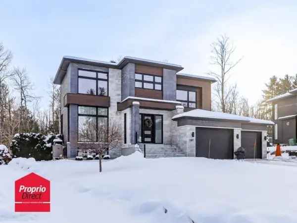 Modern 2-Storey House for Sale in Laurentides