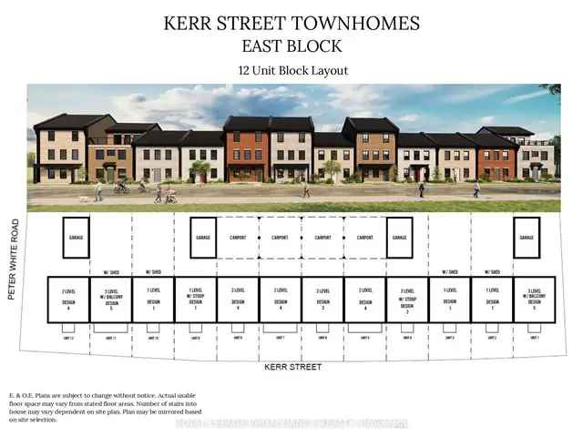 New 1-Bed Townhome - 795 sq ft - Modern Finishes - 2 Parking Spaces