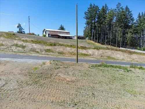 Vacant Land for Sale in Nanaimo with Stunning Mountain Views