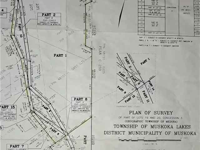 4.8 Acres Vacant Land Glen Orchard Near Port Carling