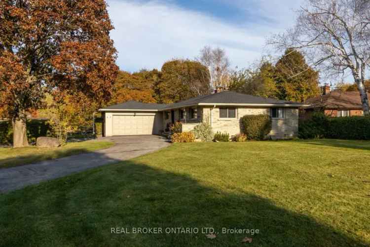 Updated Bungalow on 12 Acre Corner Lot Near Hwy 401