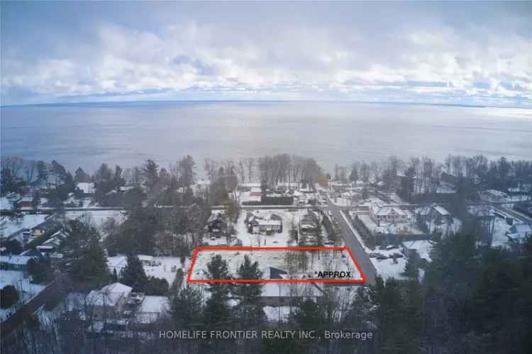 Half Acre Building Lot Oro Park Lake Simcoe Waterfront Views