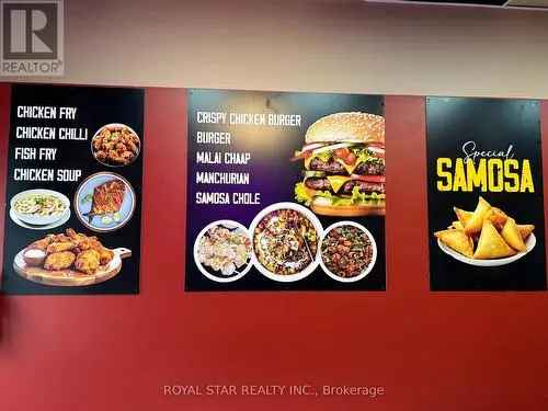 Commercial Restaurant For Sale in Malton Mississauga