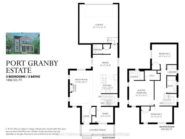 New Amherst 2-Storey Home 3 Bed 3 Bath 1483 Sq Ft