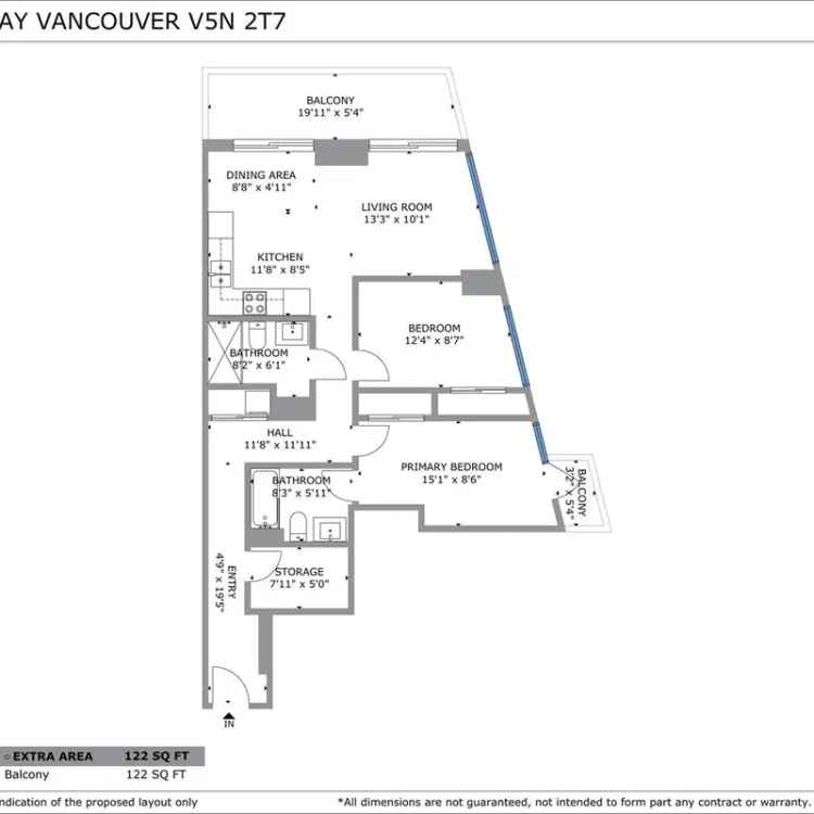 2 Bedroom Condo for Sale in Kensington Gardens Vancouver