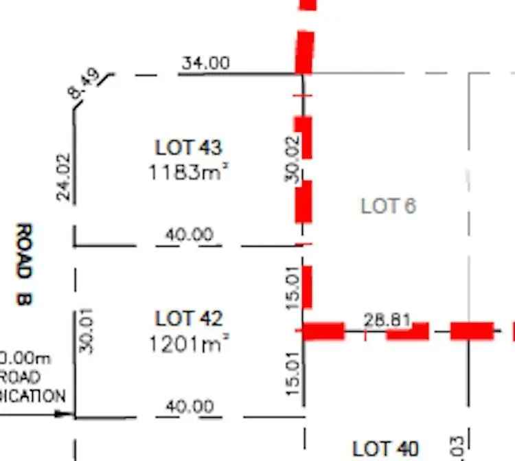 Executive Home Lot for Sale in Edgewood Terrace