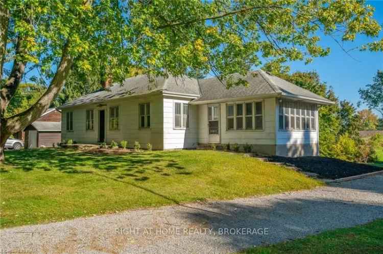 Buy Bungalow in Niagara with Land and Pond